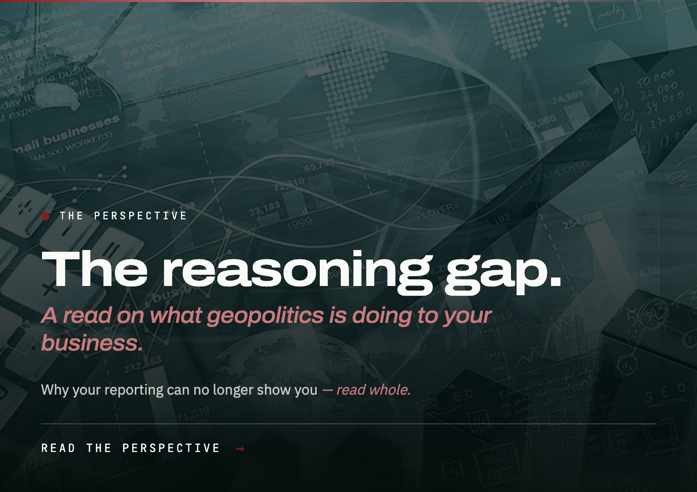 The reasoning gap — a Bearing perspective